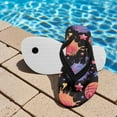 thumbnail image 3 of Psesaysky Watercolor Basketball Print Flip Flop Sandal Water Shoes - Beach Slides Slip-on Quick Dry Thong FlipFlops Sandals for Boys (11-12 Little Kids) Size 2, 3 of 7