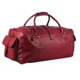 thumbnail image 4 of 20" Duffel Bag Vintage Style Full Grain Buffalo Leather, Gym Weekender Overnight Luggage Bag, 4 of 5