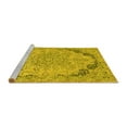 thumbnail image 2 of Ahgly Company Machine Washable Indoor Rectangle Abstract Yellow Modern Area Rugs, 5' x 8', 2 of 4