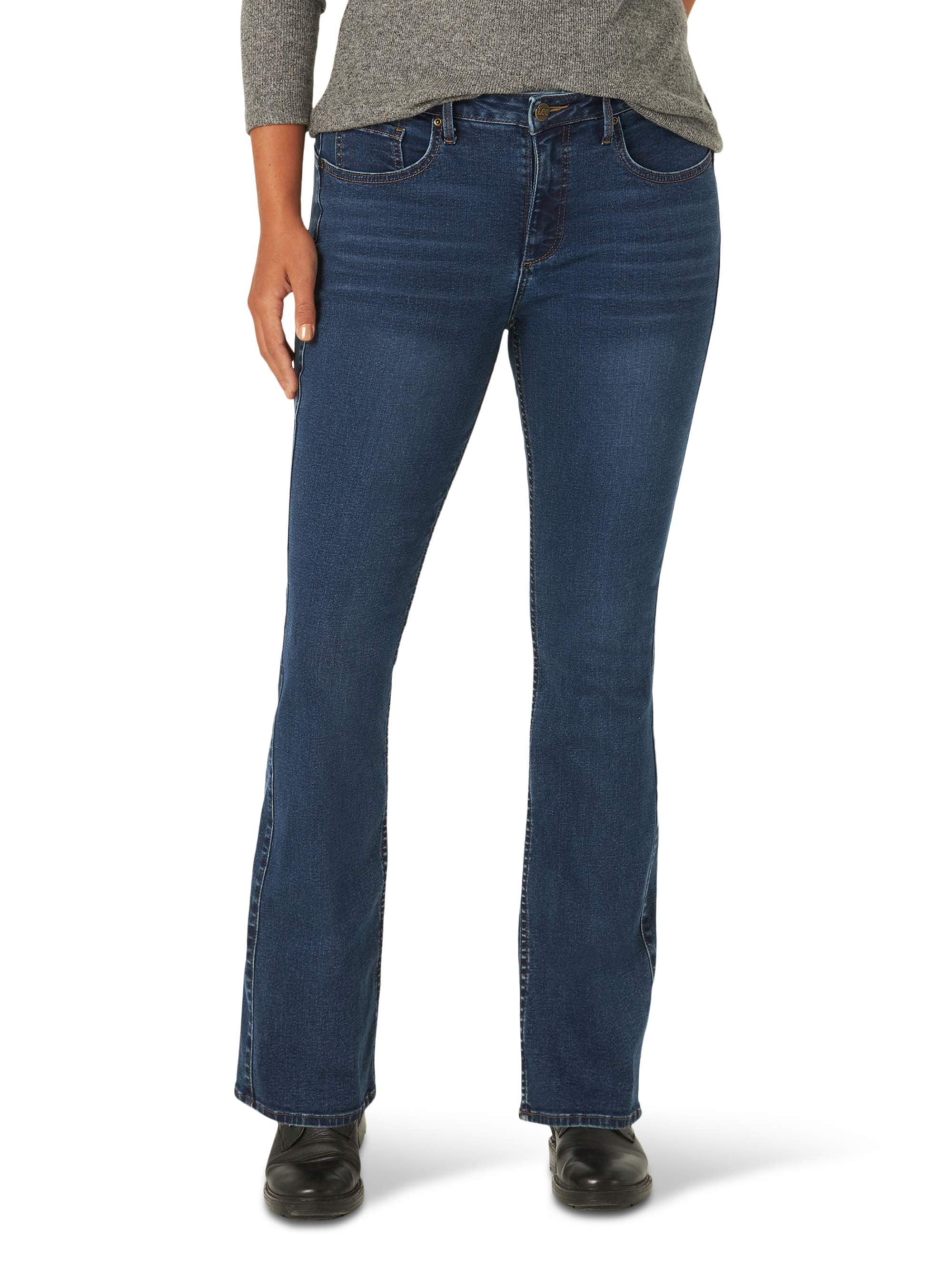 womens lee mid rise bootcut jeans