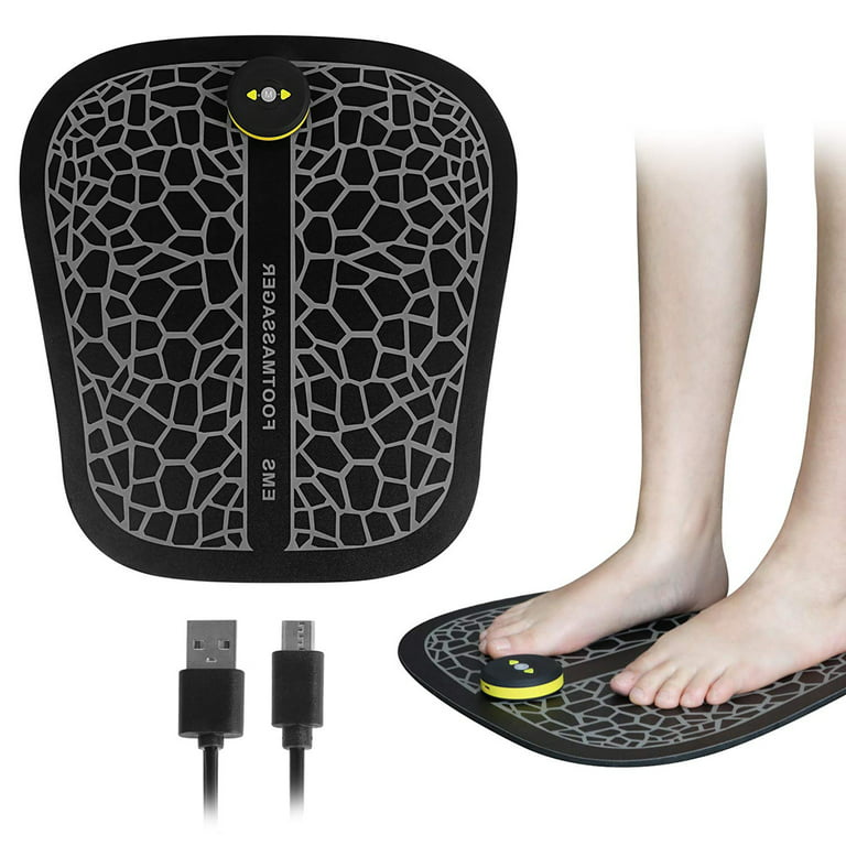 Dropship EMS Foot Massager Electric Foot Acupressure Mat USB Rechargeable  Feet Circulation Massage Pad Acupuncture Points Stimulator Relaxation Tool  to Sell Online at a Lower Price