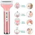 thumbnail image 1 of Women's Electric Shaver Electric Bikini Trimmer Women's Electric Shaver 4 In 1 Wireless Women's Shaver For Face Nose Eyebrow And Body Electric Bikini Trimmer, 1 of 8