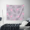 thumbnail image 6 of Balery Pink Flamingo Pattern Tapestry 60x51 Inches - Large Wall Hanging Tapestry for Bedroom, Living Room, Dorm Decor - Artistic and Aesthetic Room Decor, 6 of 9