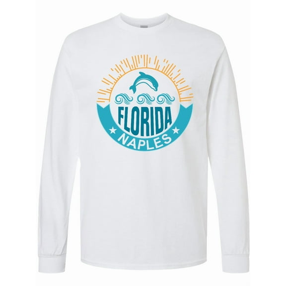 Inktastic Naples Florida Beach Vacation Long Sleeve T-Shirt