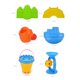 thumbnail image 4 of Bewildely 25 unids/set juguete de playa divertido baño de plástico jugando caja de arena juguetes Kit de dragado niños regalo Deportes acuáticos, 4 of 6
