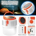 thumbnail image 1 of PENGXIANG Lantern LED Solar Lamp Tent Camping Light 100W Rechargeable USB Battery Bulb Remote Control Hanging Electric Lamp 5 Light Modes, 1 of 8