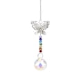 thumbnail image 1 of Adornos De Cristal Adornos de cristal - Colgante de cadena con cuentas de cristal de mariposa (cono), 1 of 4