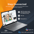 thumbnail image 4 of HP OmniBook X Flip 16" 2K Touchscreen 2-in-1 Laptop, AMD Ryzen AI 7 350, 24GB LPDDR5X, 2TB Storage (1TB SSD+1TB Dock Station), AMD Radeon 860M, Backlit Keyboard, Wi-Fi 6E, Win 11, Meteor Silver, 4 of 10