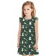thumbnail image 1 of Fotbe Green Frogs Vestido de Dormir para Niñas de 3 a 10 Años, Mangas Cortas, Estilo Princesa, Pijama Camisón con Mangas Voladas-Small, 1 of 6