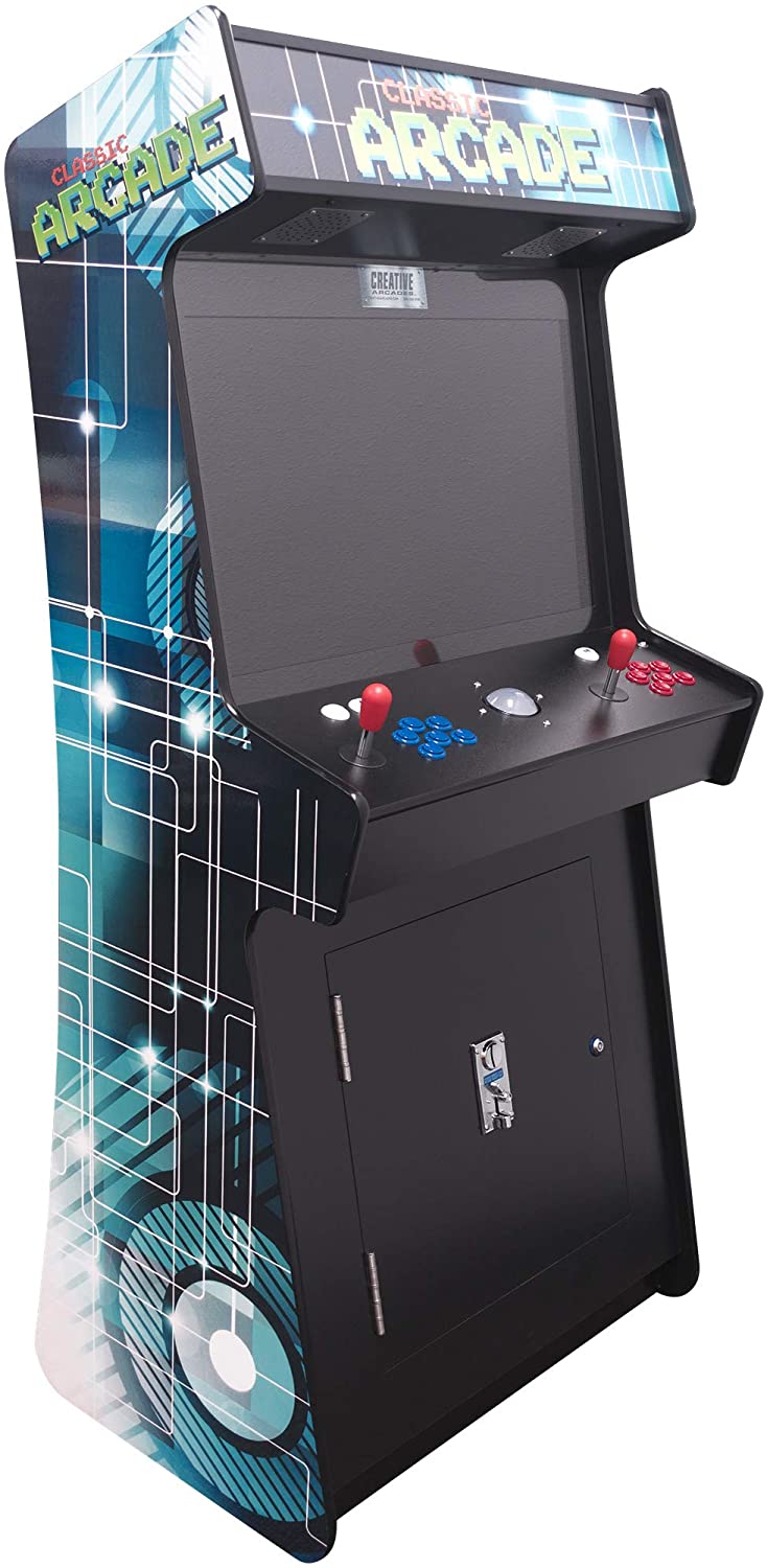 Creative Arcades Full-Size Commercial 4 Player TR-1 Slim Stand-Up Arca...