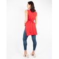thumbnail image 5 of Blusa larga de la espalda con cruce al frente, 5 of 5