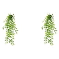 thumbnail image 4 of Kearding Aspecto realista ABS Planta ecológica para la decoración del hogar Sin riego Amplia aplicación Limpie el polvo Flexible Peasecod bacalao 2Conjunto, 4 of 6