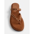 thumbnail image 5 of Time and Tru Women's Studded Flip Flop Sandals, 5 of 5