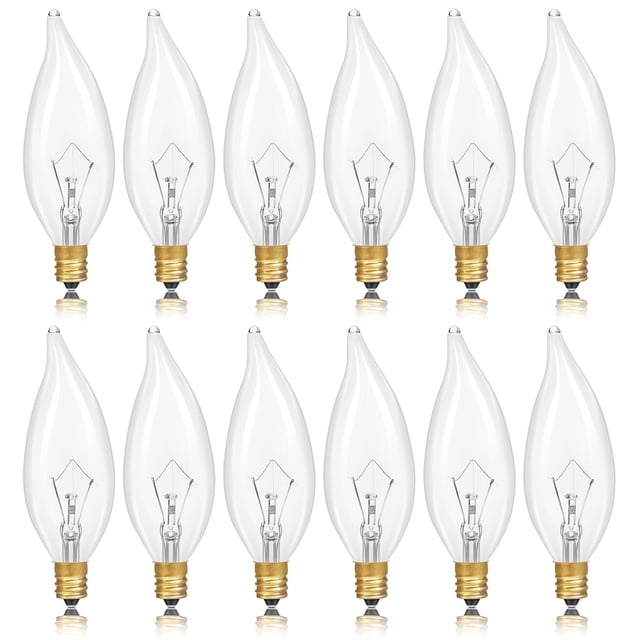 Bombillas incandescentes Potanro E12 25 W 2700 K (paquete de 12)