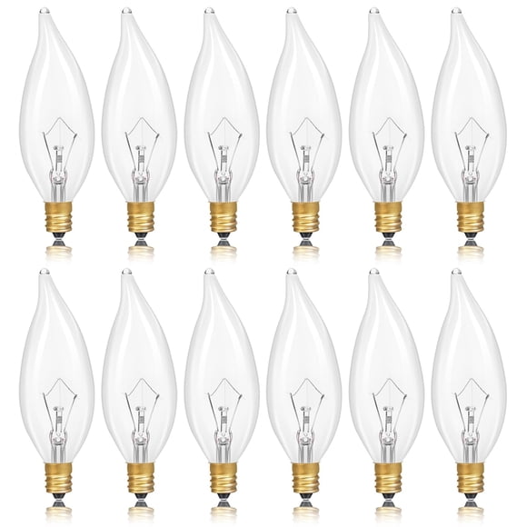 Bombillas incandescentes Potanro E12 25 W 2700 K (paquete de 12)