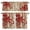 Red, variant on 3 Piece Kitchen Curtains and Valances Set Ocean Red Octopus Cafe Curtains 24 Inch Length Coastal Anchor Sea Boat Retro World Map Valance & Tier Curtain for Living Room Bedroom 54"x18"+27"x24"*2