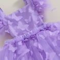 thumbnail image 6 of Bagilaanoe Newborn Baby Girl Rompers Dress 3D Butterfly Fly Sleeve Bodysuits + Headband 6M 12M 18M 24M Infant A-line Dresses, 6 of 8