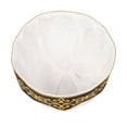 thumbnail image 4 of African Mens Kufi Hat with Gold Embroidery Ankara Cotton Kufi Hats Men Hat Accessory Cap WY1084N, 4 of 5