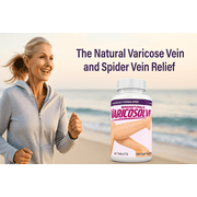 VARICOSOLVE® Natural Supplement for Leg Vein Support. Blood Circulation – Varicose Vitamins. 60 Tablets