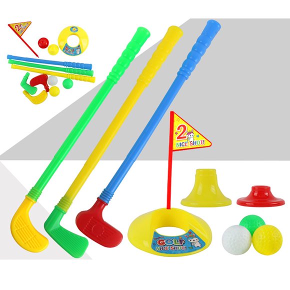 Kids Golf Toy Mini Multicolor Golf Club Set Golfer Game Outdoor Sports Garden Summer Kids Toy