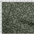 thumbnail image 4 of Soimoi Asian Paisley Print, Poly Taffeta Fabric, Decor Sewing Fabric by The Yard 56 Inch Wide, Decorative Fabric for Outdoor Upholstery, Umbrellas and Home Accents, Green, 4 of 5
