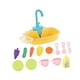 thumbnail image 3 of Juguetes de fregadero de cocina con accesorios de agua corriente, de ciclo del agua, regalos de cumpleaños, juguetes de simulación para niños, Amarillo, 3 of 9
