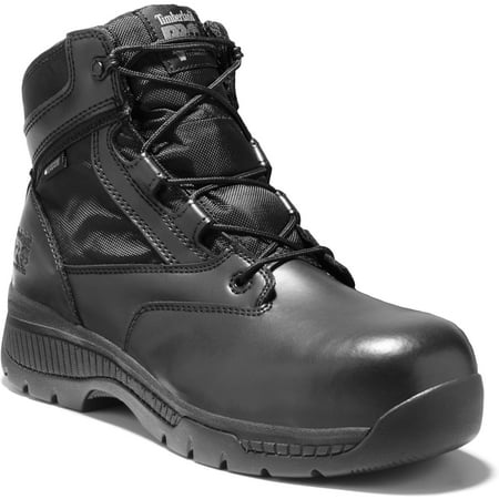 

Timberland PRO Valor Men s Black Comp Toe EH WP 6 Inch Uniform Boot (11.0 M)