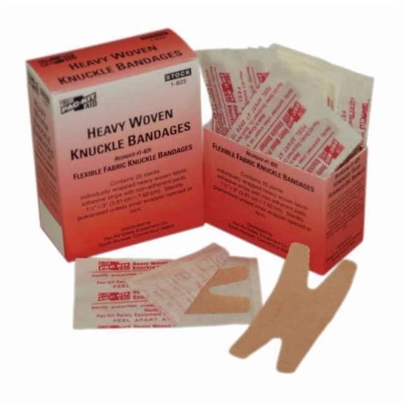 First Aid Only Bandage, Beige, Fabric, Box, PK25 1-825