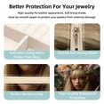 thumbnail image 3 of Easter Travel Portable Square Jewelry Display Case: Storage Solution for Rings, Earrings, Necklaces, Bracelets, and More! Ideal for Girls and Women: Jewelry Stand, Display, and Box in One, 3 of 6
