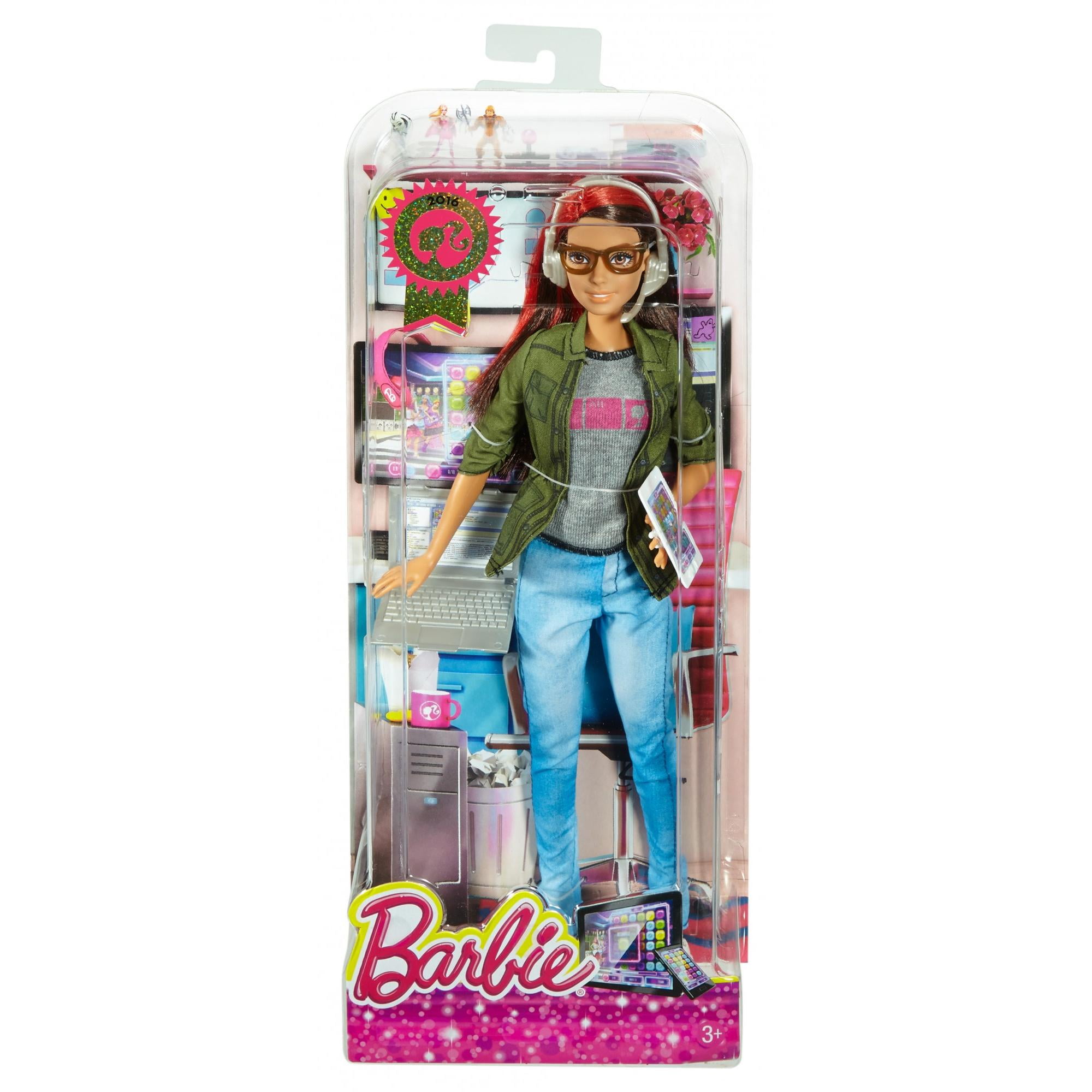 Barbie développeuse de jeux vidéo