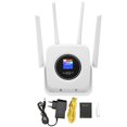 thumbnail image 2 of Enrutador WiFi 4G, Alta Sensibilidad 4 Antenas Enrutador Inalámbrico 4G LTE 300Mbps Largo Alcance 2.4G 100-240V Profesional Para El Hogar, 2 of 7