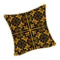 thumbnail image 3 of Fundas de almohada con cremallera Funda de Almohada de Franela Cuadrada Tres Cuerdas Trenzadas Cubiertas Doradas + Cremallera - 4, Los 45x45cm Fanmusic Fundas de almohada con cremallera, 3 of 6