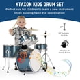 thumbnail image 3 of Batería Junior Ktaxon 14" Bombo 5 Piezas Kit Azul, 3 of 7