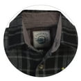 thumbnail image 3 of Gioberti Boy's Single Pocket Flannel Shirt with Corduroy Contrast, 3 of 6