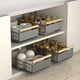 thumbnail image 1 of 2pcs Organizador de Gabinete Extraíble, organizador de cajones, No Drill, Profundidad (15.5"-22.2"), Organizador de Cocina Alacena Extraíble, para Cocina y Despensa, 1 of 8