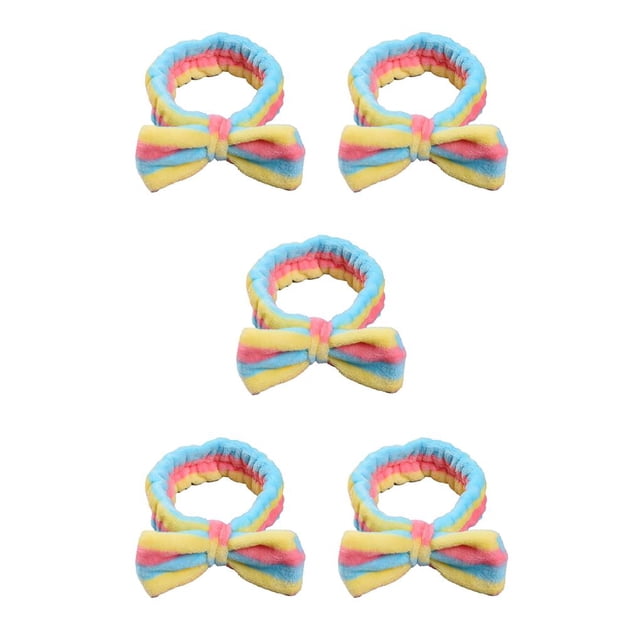 Minnieouse Diademas Lazo Nudo Estiramiento Suavidad Adornos de franela Accesorios para el cabello Diadema para de cara Sporting iris raya Type2 NO2 Minnieouse CBP376850