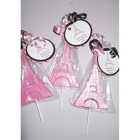 12 Eiffel Tower Paris Ooh La La Gourmet Chocolate Lollipops With 12 Eiffel Tower Paris Ooh La La Gourmet Chocolate Lollipops With