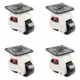 thumbnail image 1 of Ruedas giratorias de 4 piezas, ruedas niveladoras retráctiles para máquinas industriales Ruedas de nailon de alta resistencia Gd-60F, 1 of 5