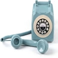 thumbnail image 6 of GJX 2026 New Bluetooth Landline Phone,Retro Home Phones for Landline,Classic Vintage Cordless Telephone Bluetooth Connection Speakerphone for Home House for Home,Office,Desk,Hotel,Decor(Blue)1Pcs, 6 of 7