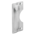 thumbnail image 3 of Prime-Line U 9496 Latch Guard Plate Cover – Protect Against Forced Entry, Easy to Install on Out-Swinging Doors – Stainless Steel (Single Pack), 3 in. x 7 in., 3 of 5