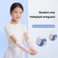thumbnail image 2 of 2Pcs Volleyball Arm Padded Sleeves for Teens Breathable Ice Silk Fabric Protective Pad Wrist Pain free Forearm Sleeve, 2 of 7