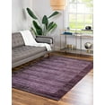 thumbnail image 3 of Unique Loom Del Mar Collection Area Rug-Transitional Inspired with Modern Contemporary Design, 6 0 x 9 0 Rectangular, Violet/Ivory, 3 of 5