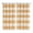 White Orange, variant on 2 Panels Kitchen Tier Curtains 39 Inch Length, Cream Striped Grommets Window Treatment Curtain, Farmhouse Vintage Brown Stripes Thermal Curtains Drapes for Living Room/Bathroom