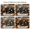 thumbnail image 7 of ODIKA 8'x10' Washable Area Rug Non-Shedding, Easy Care, Pumpkin Spooky Ghost Bat Swarm Vintage Frame Halloween Motif for King Size Bedroom Under Bed, Master Suite, 7 of 7