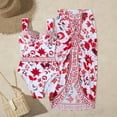 thumbnail image 2 of Vetsdori Womens Tankini Swimsuits Summer Modest Bathing Suits,Two Piece Tops and Pants Floral Print Swimwear for Ladies Casual, 2 of 9