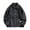 Black, variant on Maoxin Mens Tops Men's Vintage Motorcycle Warm Solid Color Button Pocket Long Sleeved Denim Jacket Casual Jackets for Men Black L