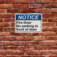 thumbnail image 5 of Fire Door No Parking In Front Sign, Industrial Exit Emergency Fire Sign 8"x12" UV Resistant for Indoor Outdoor Workplace, 5 of 7