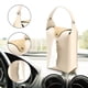 thumbnail image 4 of Porta pañuelos de cuero para coche | Dispensador de servilletas de pared para coche, camión, hogar y oficina | Organizador rectangular impermeable en negro, beige, rosa y gris, 4 of 7