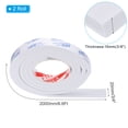thumbnail image 2 of Uxcell 2 Roll 3/4"W x 3/8"T x 6.6Ft Self-Adhesive EVA Insulation Foam Tape, White, 2 of 6