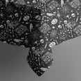 thumbnail image 5 of Black White Halloween Skull Pattern Square Tablecloth,Waterproof Square Table Cover,Wipeable Spillproof Washable Table Cover for Home Kitchen Party Decor 42"X42"(107x107cm), 5 of 6